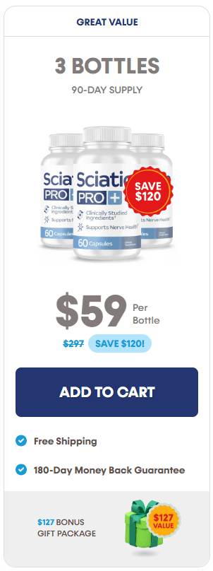 Oerder Sciatica Pro+ 3 Bottles